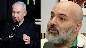 אורן דוברונסקי וביבי, צילום: מסך הסלון של יסמין ובינה מלאכותית, פודקאסט הכל פתוח